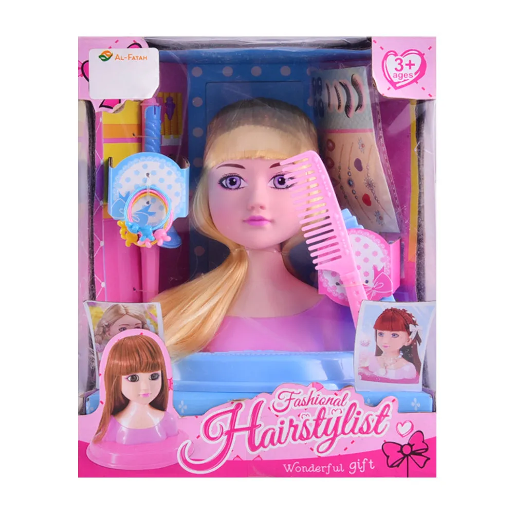 005-6B FASHION HAIR STYLING DOLL HEAD  ID
