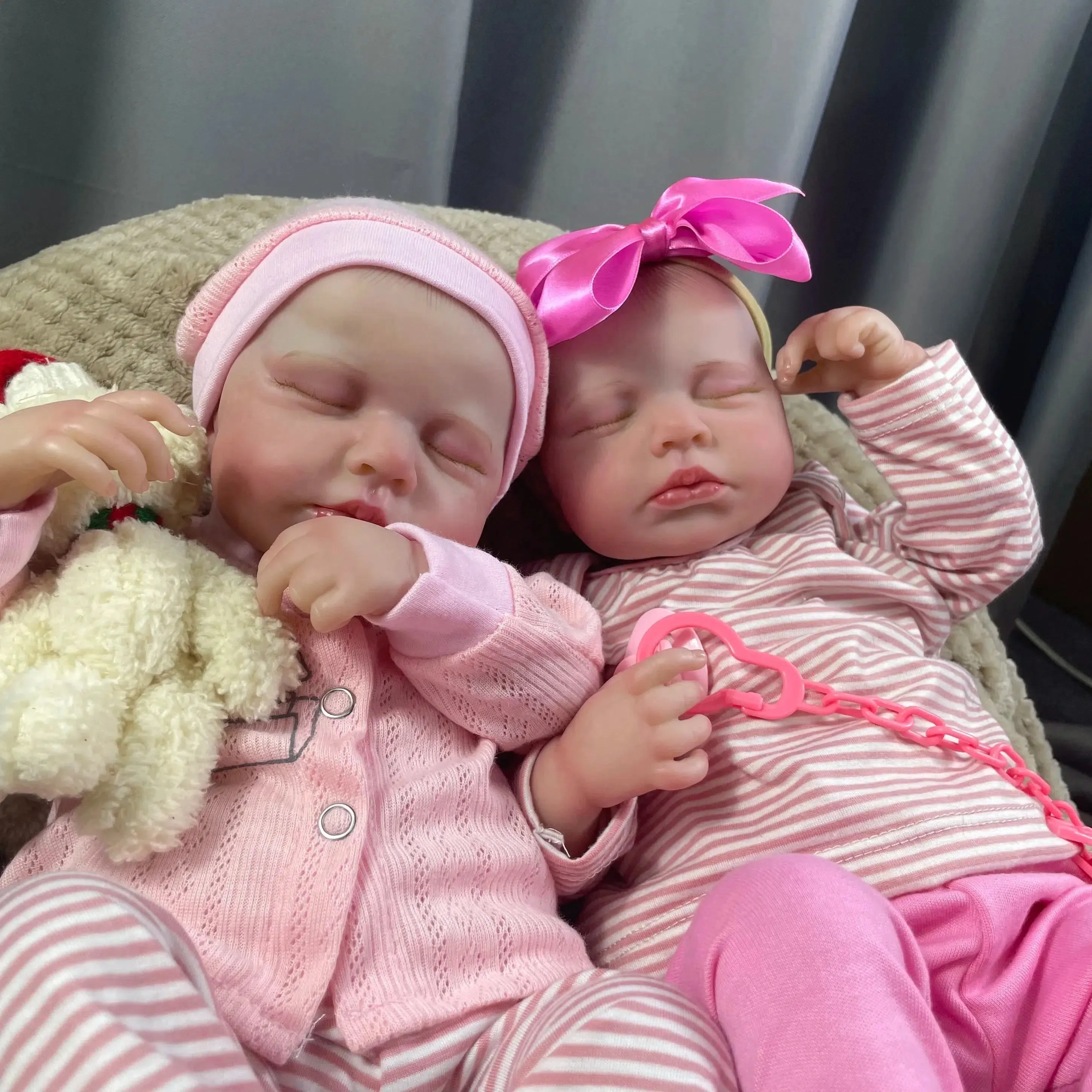 21 Inch Full Body Vinyl Girls Waterproof Reborn Doll