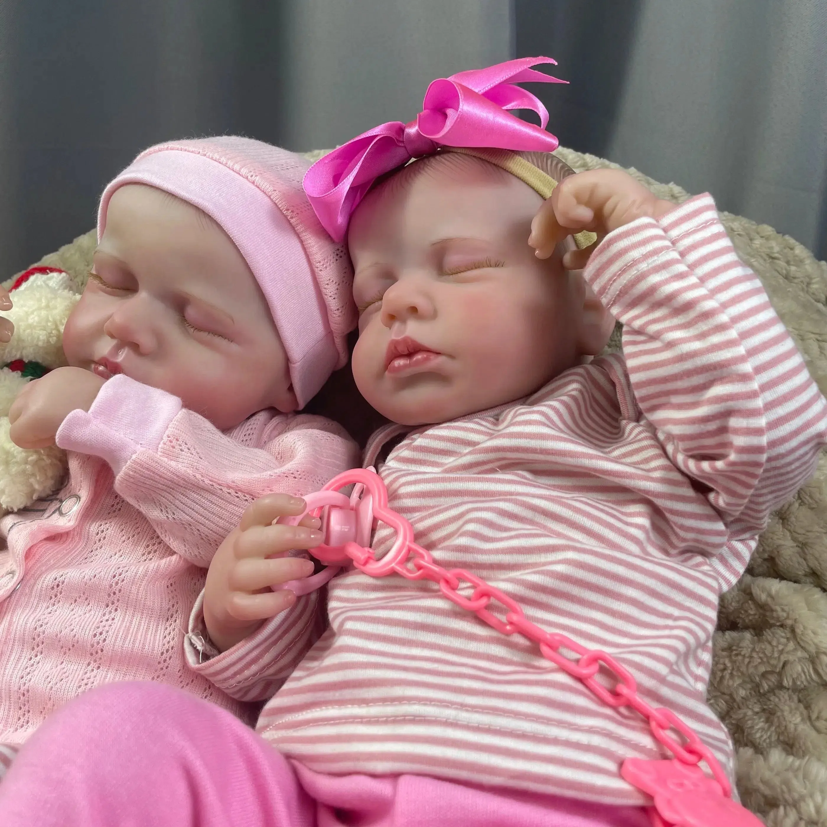 21 Inch Full Body Vinyl Girls Waterproof Reborn Doll