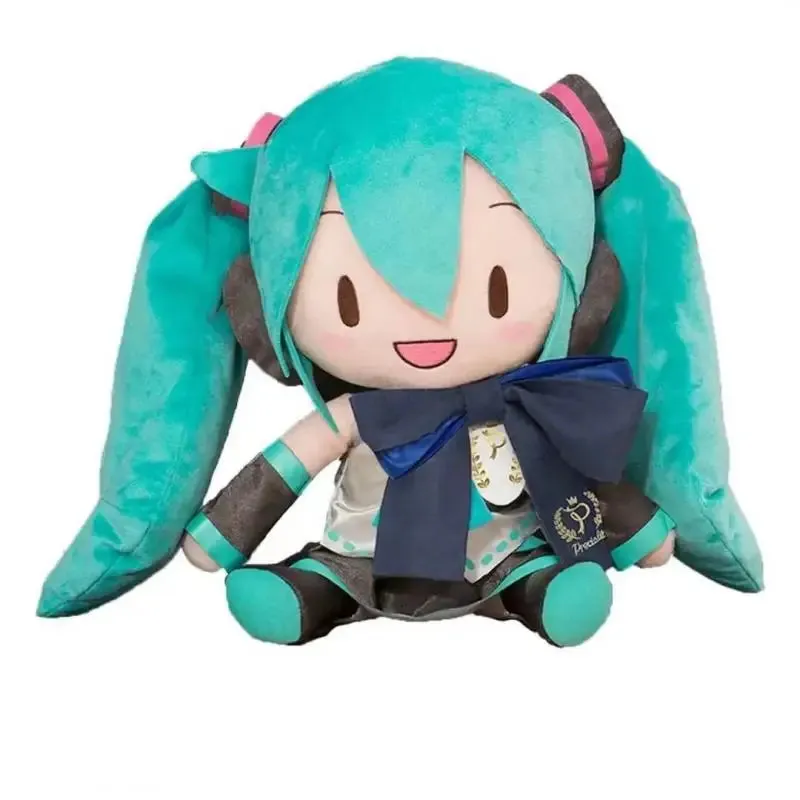 32CM Kawaii Hatsune Miku Plush Doll | Bow Miku Soft Pillow | Room Decoration & Birthday Present
