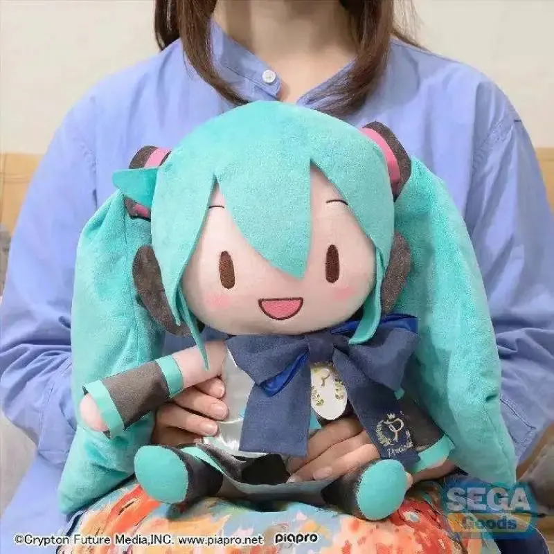 32CM Kawaii Hatsune Miku Plush Doll | Bow Miku Soft Pillow | Room Decoration & Birthday Present
