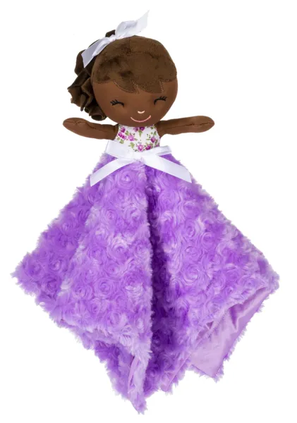 Baby Doll 14" w/Mini Blanket (Pink or Purple)