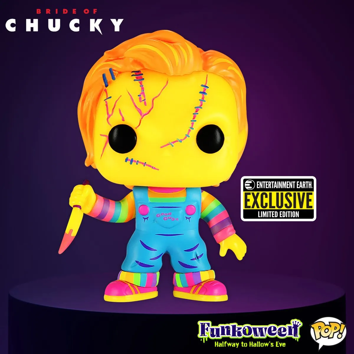 Child's Play Chucky Black Light Pop! Vinyl Figure #315