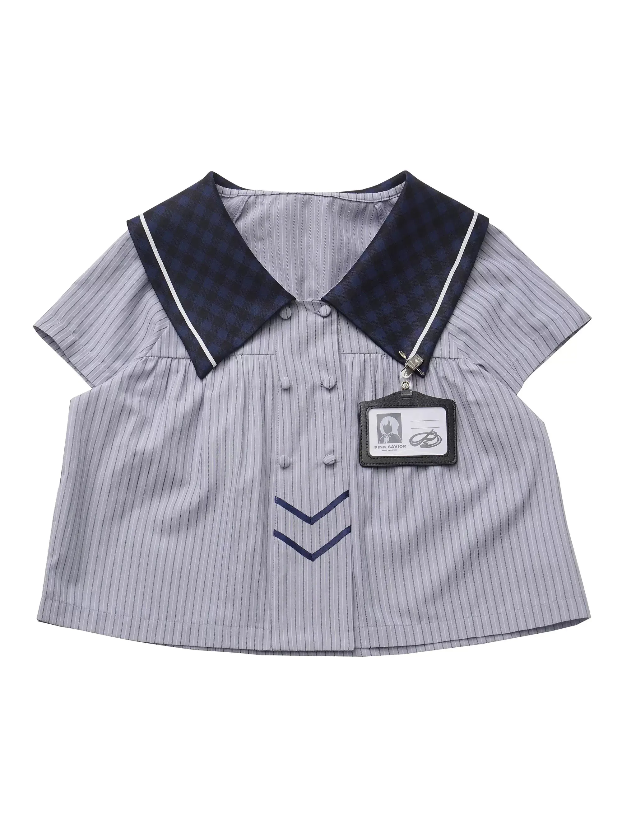 Collar College Shirt Doll Philosophy Poem Suit Cal Skirt