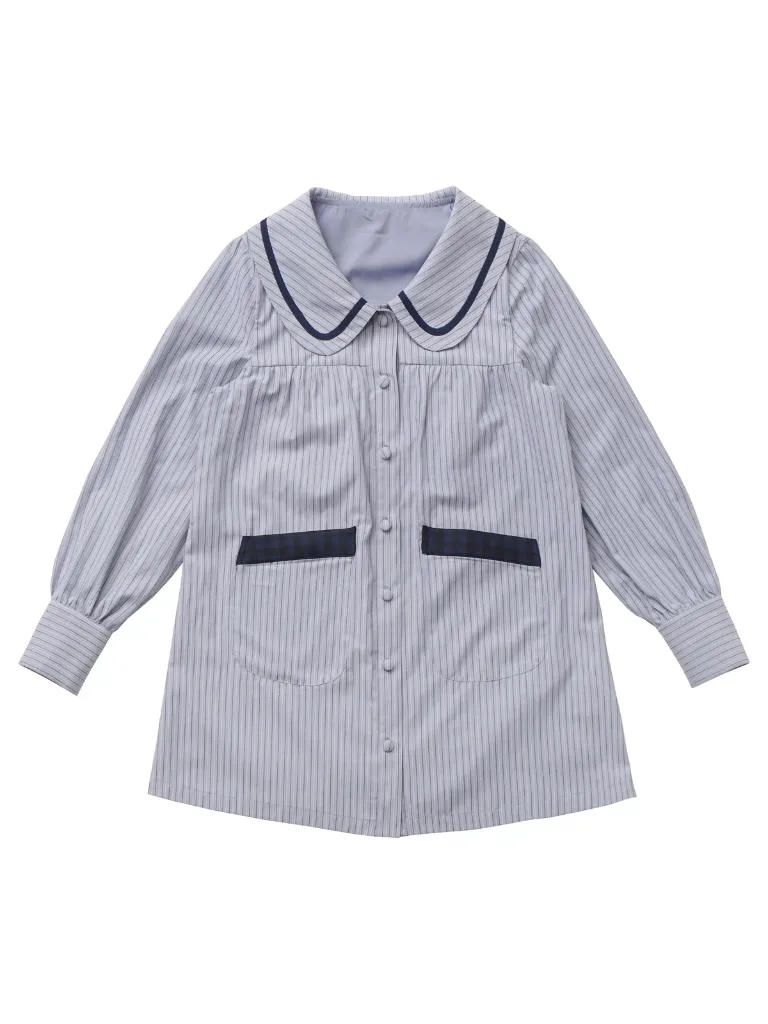 Collar College Shirt Doll Philosophy Poem Suit Cal Skirt