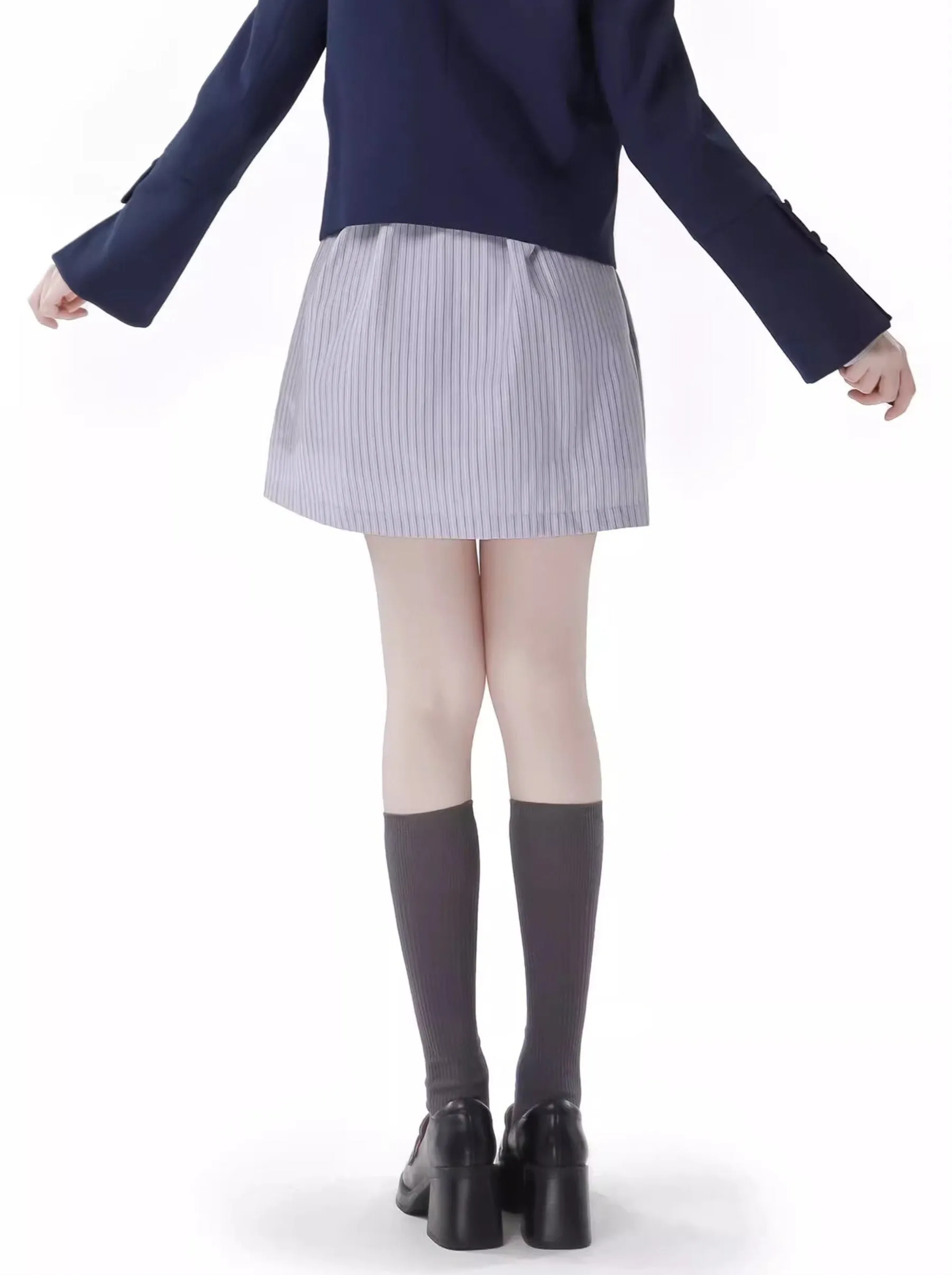 Collar College Shirt Doll Philosophy Poem Suit Cal Skirt