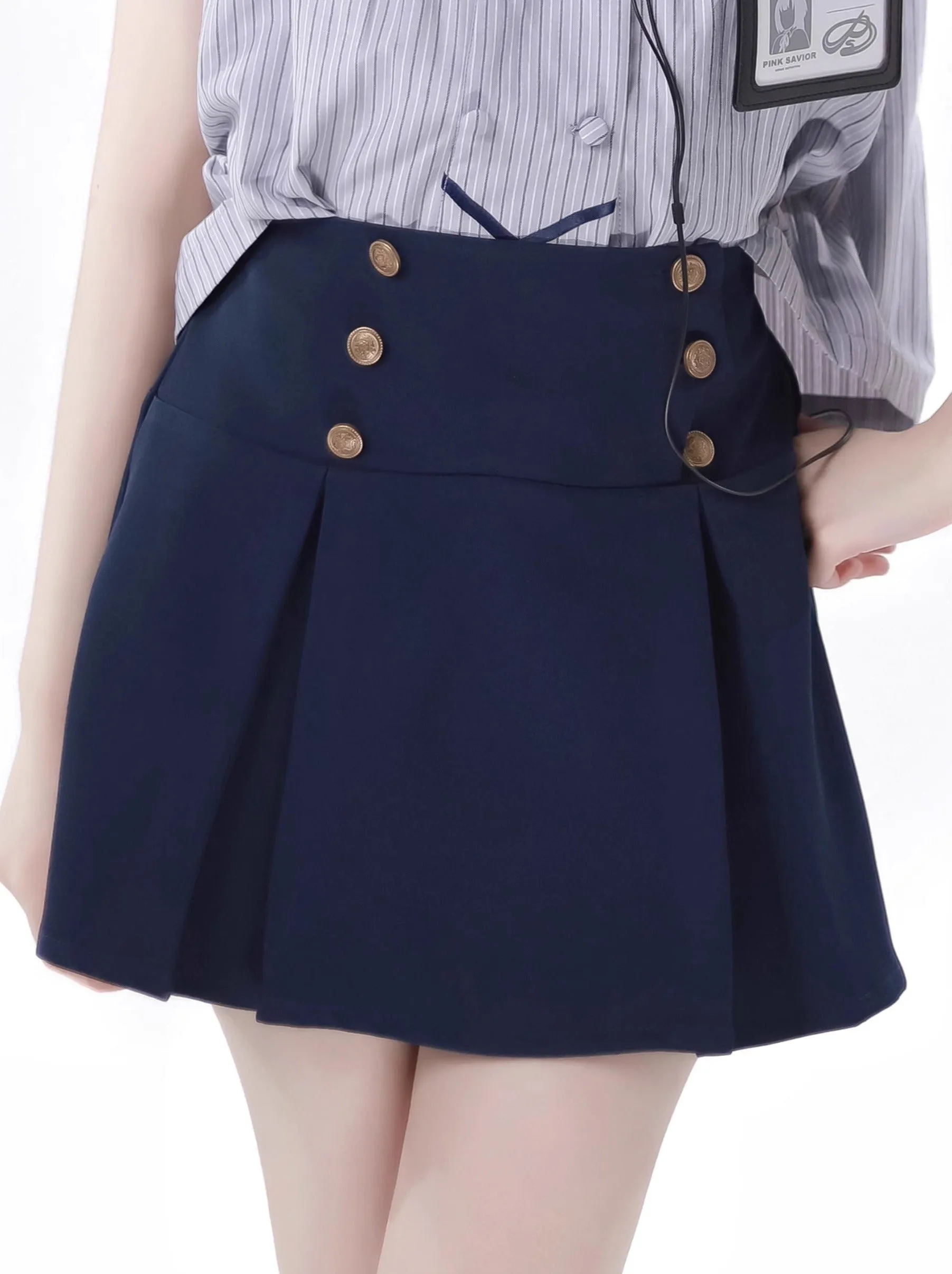 Collar College Shirt Doll Philosophy Poem Suit Cal Skirt