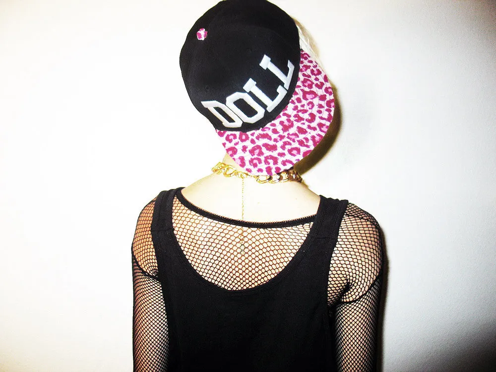 DOLL LEOPARD BILL SNAPBACK