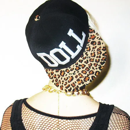 DOLL LEOPARD BILL SNAPBACK