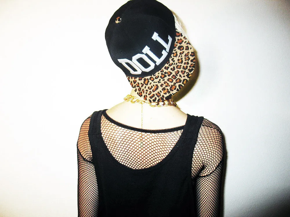DOLL LEOPARD BILL SNAPBACK