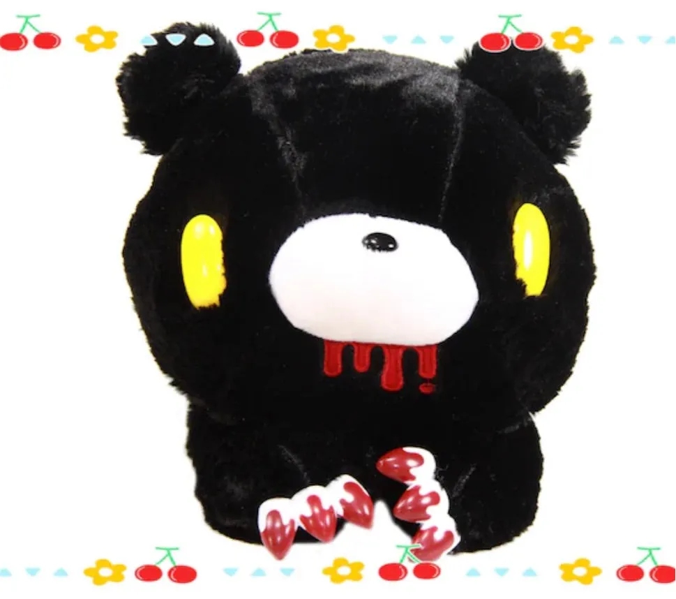 Gloomy Bear Plush Doll Laying Down GP #546 Black 42cm Mischief Bear Gloomy Slumped Plushy Japan
