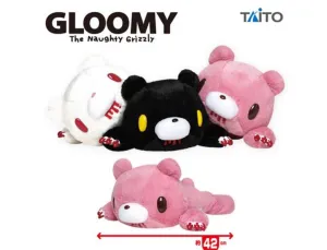 Gloomy Bear Plush Doll Laying Down GP #546 Black 42cm Mischief Bear Gloomy Slumped Plushy Japan