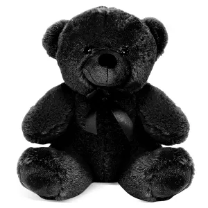 Grandma Smiley's Plush Best Friends Super Color Black Teddy Bear Stuffed Animal