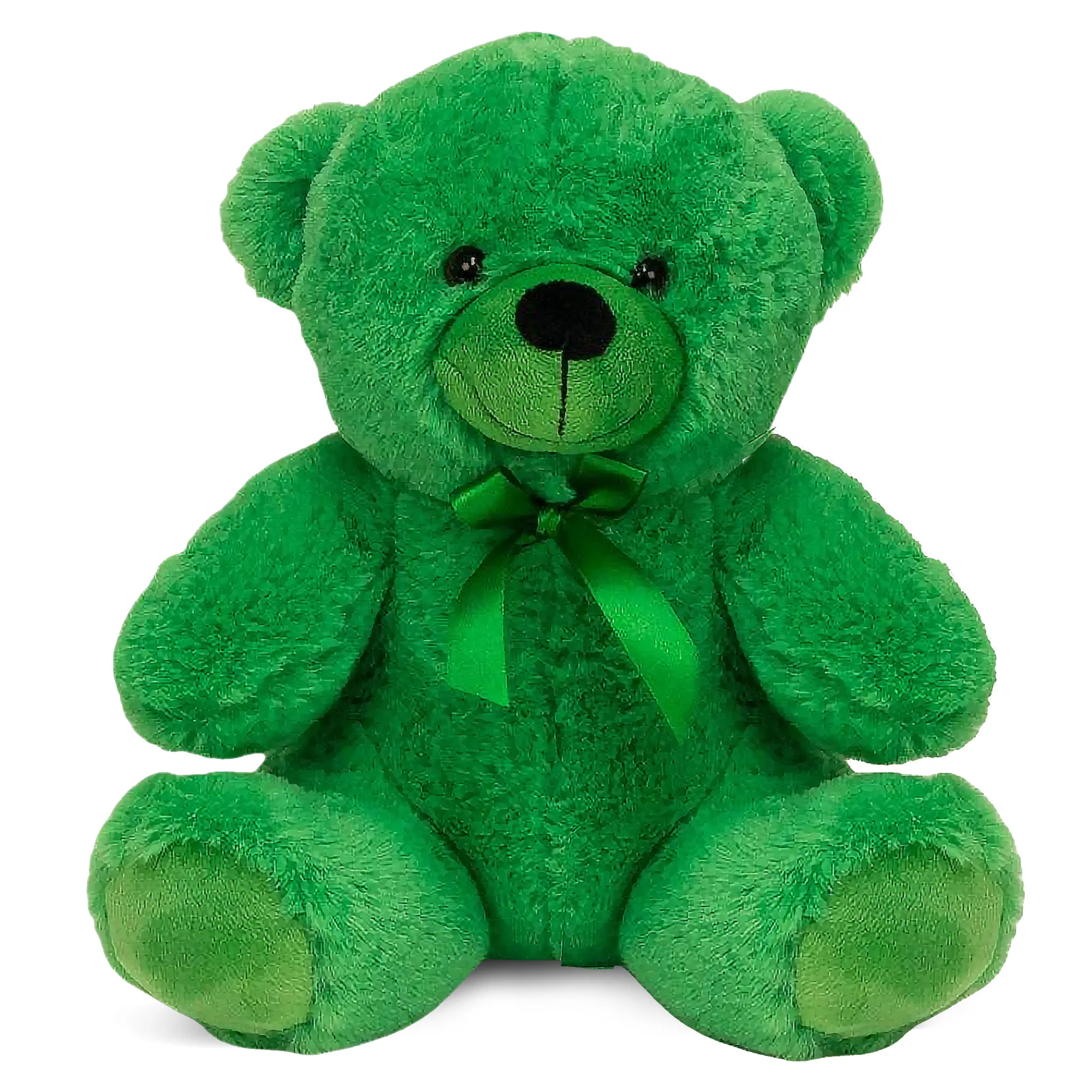 Grandma Smiley's Plush Best Friends Super Color Black Teddy Bear Stuffed Animal