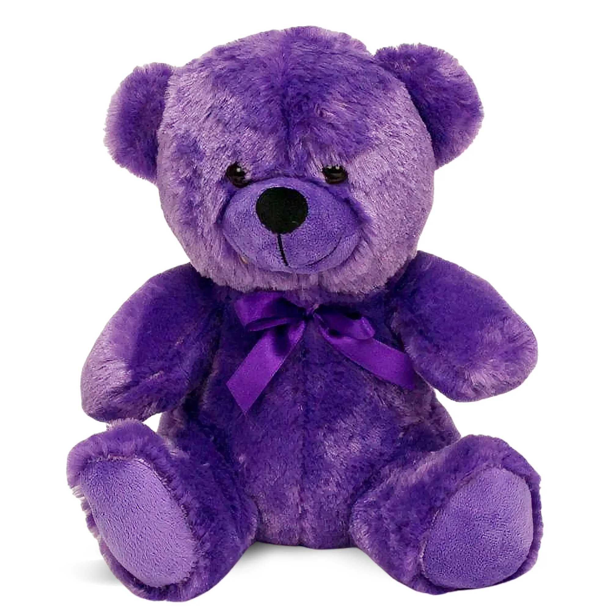 Grandma Smiley's Plush Best Friends Super Color Black Teddy Bear Stuffed Animal