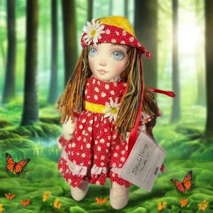 Lidia’s Dolls Luna Larkspur Rag Doll with Hat - Story Time Friends
