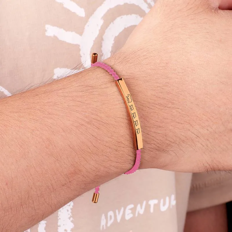 Mama Bear & Her Baby Bears Tube Bracelet