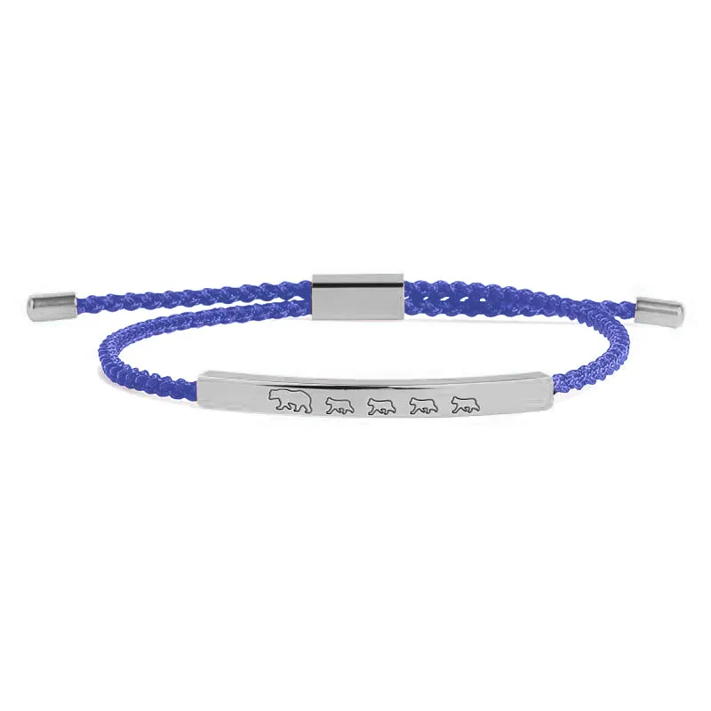 Mama Bear & Her Baby Bears Tube Bracelet