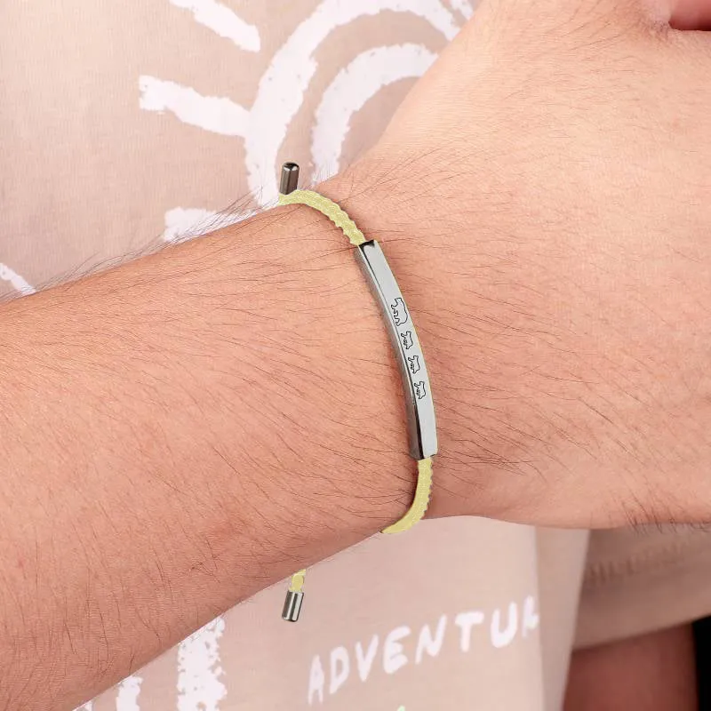 Mama Bear & Her Baby Bears Tube Bracelet