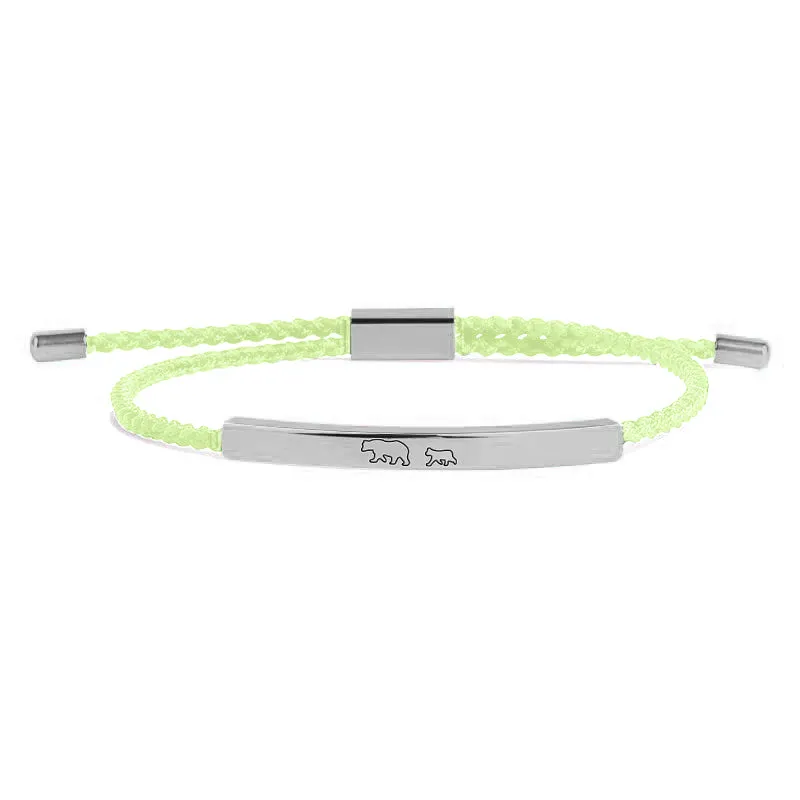 Mama Bear & Her Baby Bears Tube Bracelet