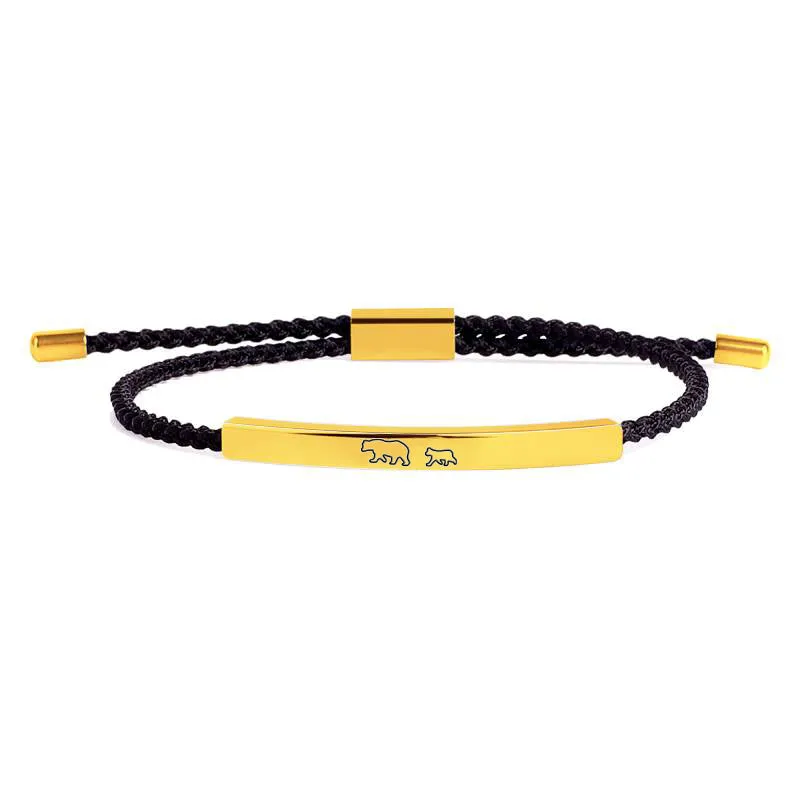 Mama Bear & Her Baby Bears Tube Bracelet