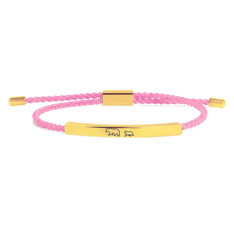 Mama Bear & Her Baby Bears Tube Bracelet