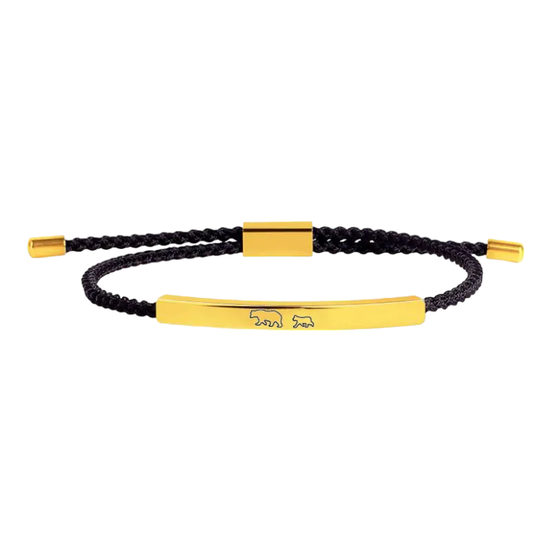 Mama Bear & Her Baby Bears Tube Bracelet