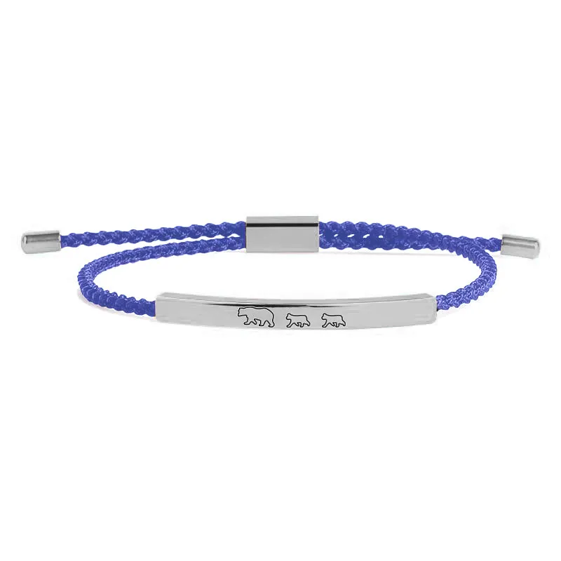 Mama Bear & Her Baby Bears Tube Bracelet