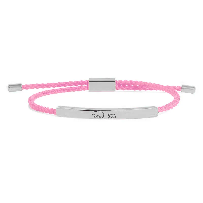 Mama Bear & Her Baby Bears Tube Bracelet