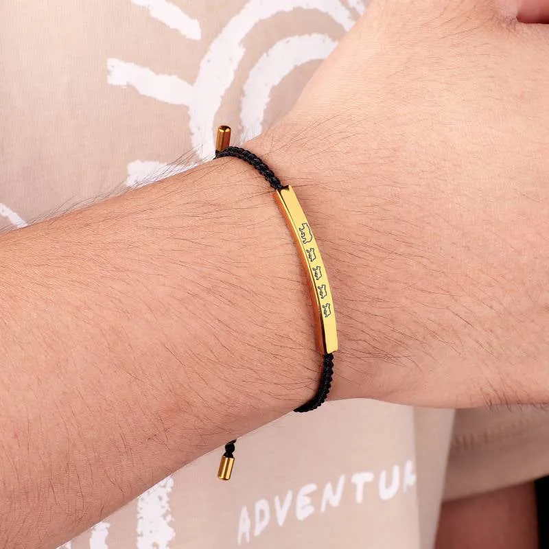 Mama Bear & Her Baby Bears Tube Bracelet