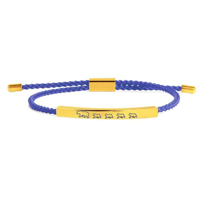 Mama Bear & Her Baby Bears Tube Bracelet