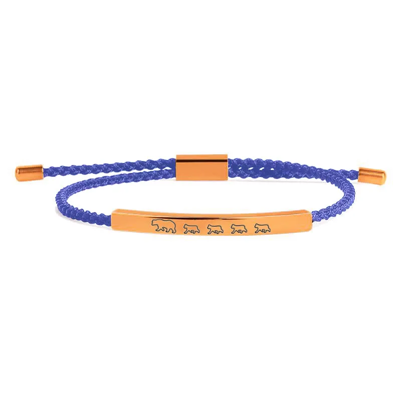Mama Bear & Her Baby Bears Tube Bracelet