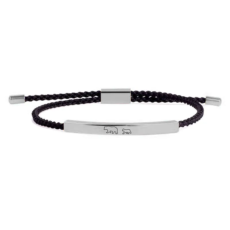 Mama Bear & Her Baby Bears Tube Bracelet