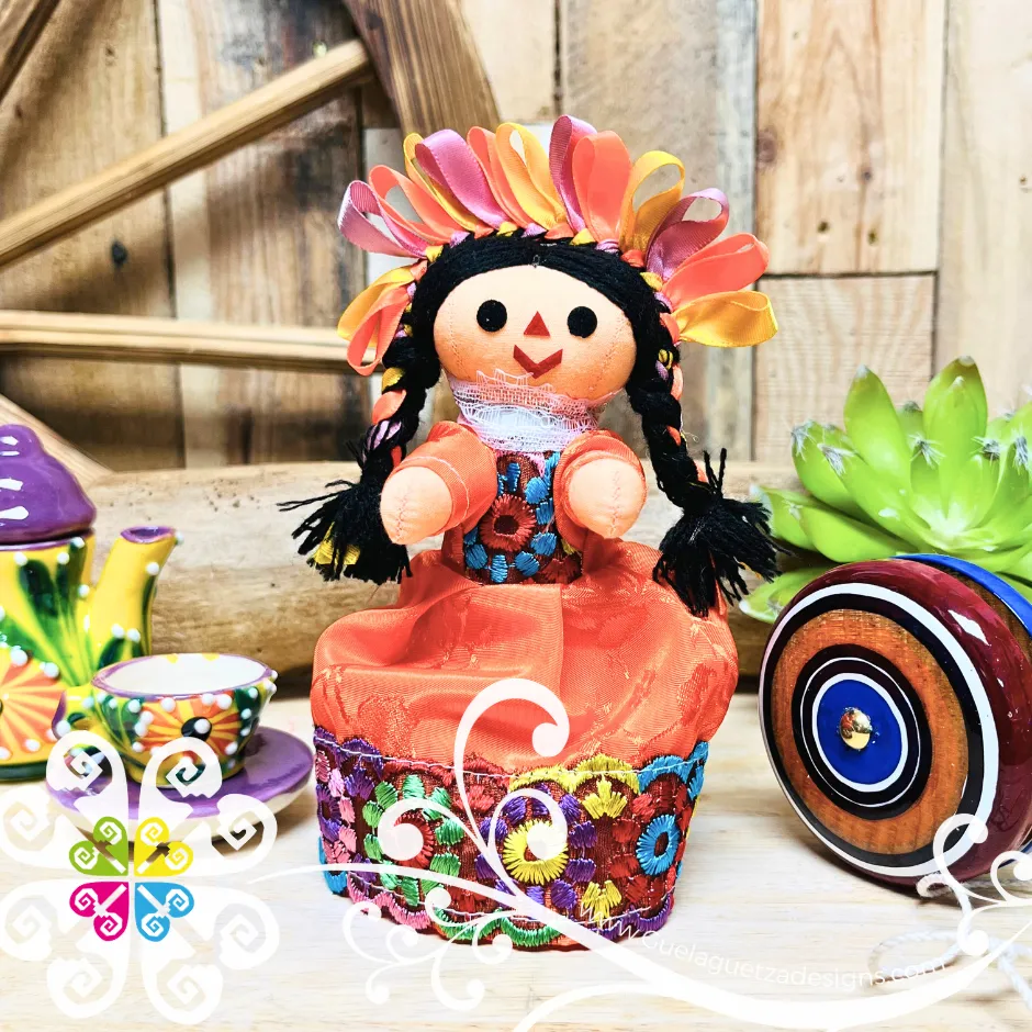 Mini Mexican Otomi Doll - Sencilla