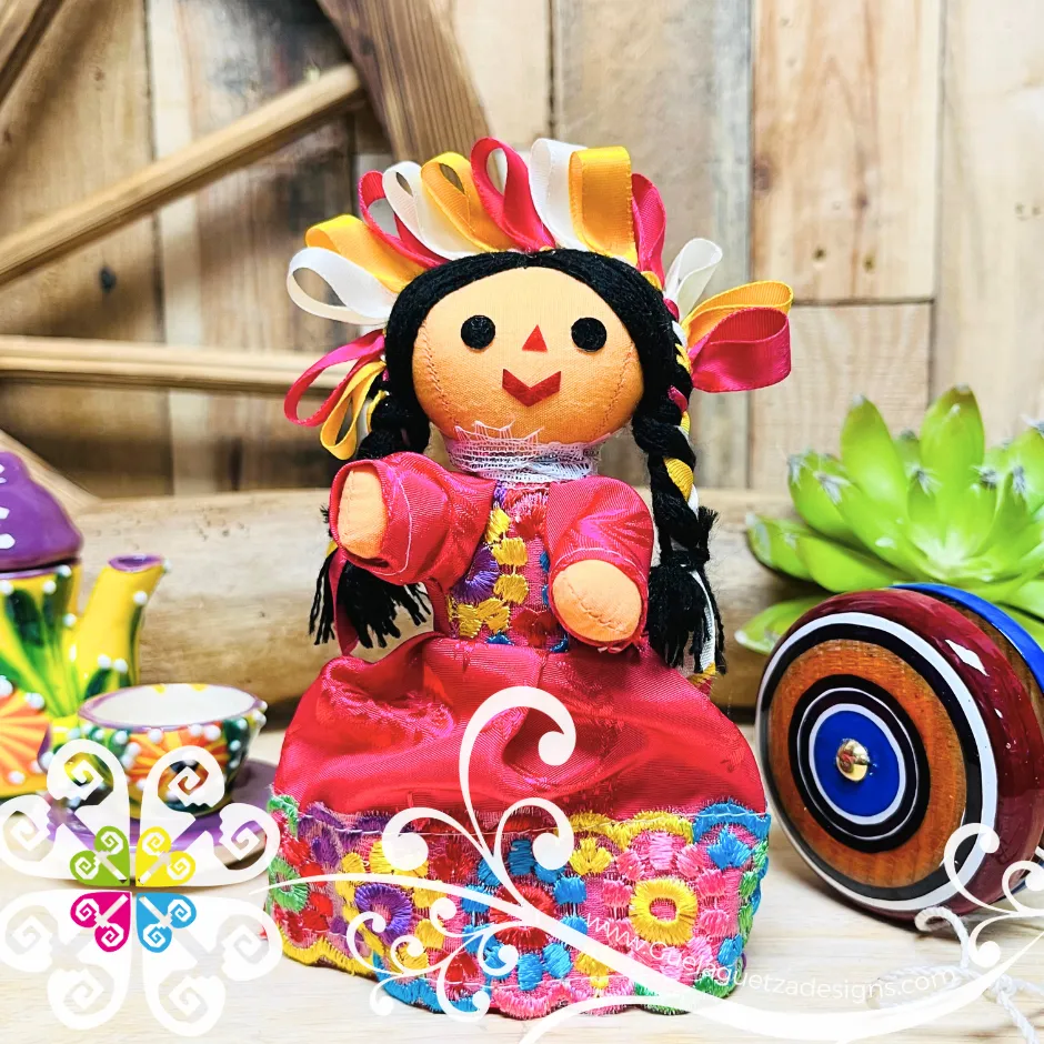 Mini Mexican Otomi Doll - Sencilla