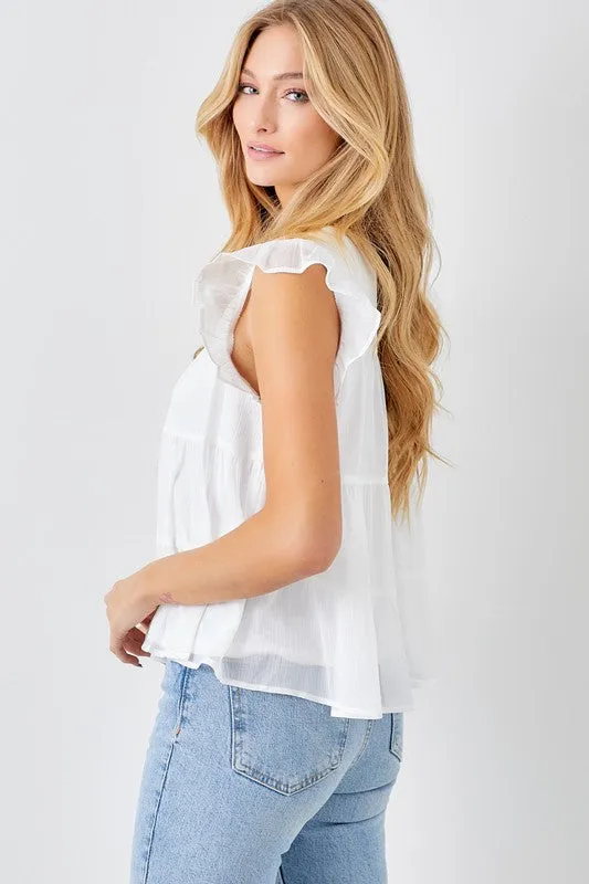 'More In Love' Top - Ivory