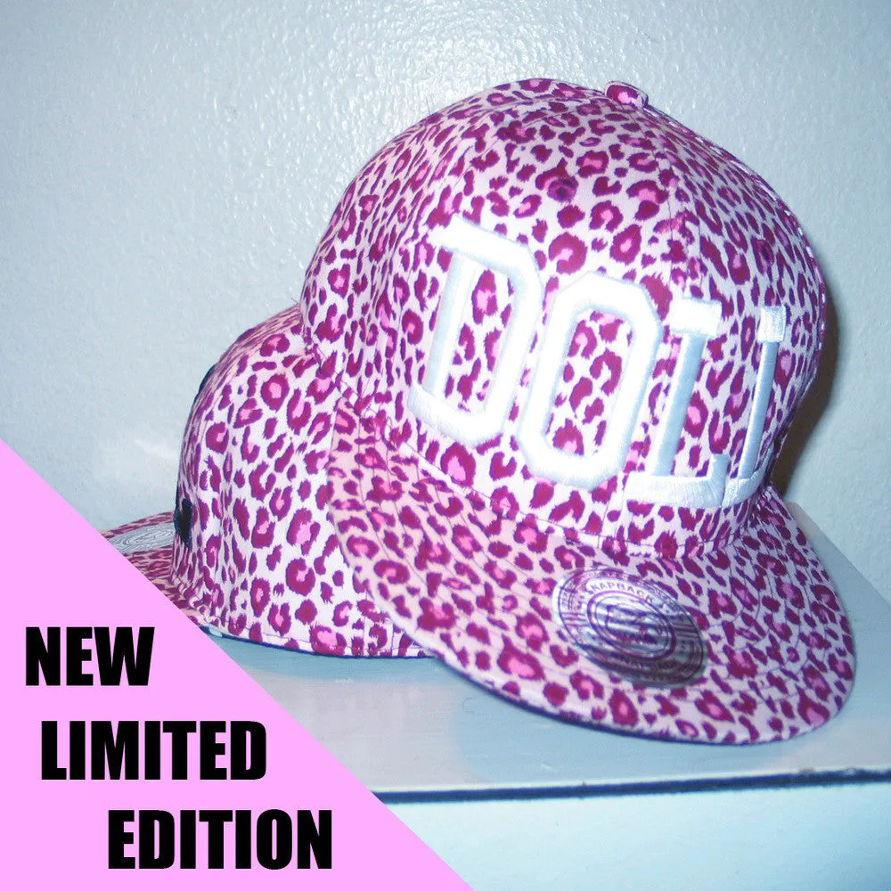 PINK LEOPARD DOLL SNAPBACK