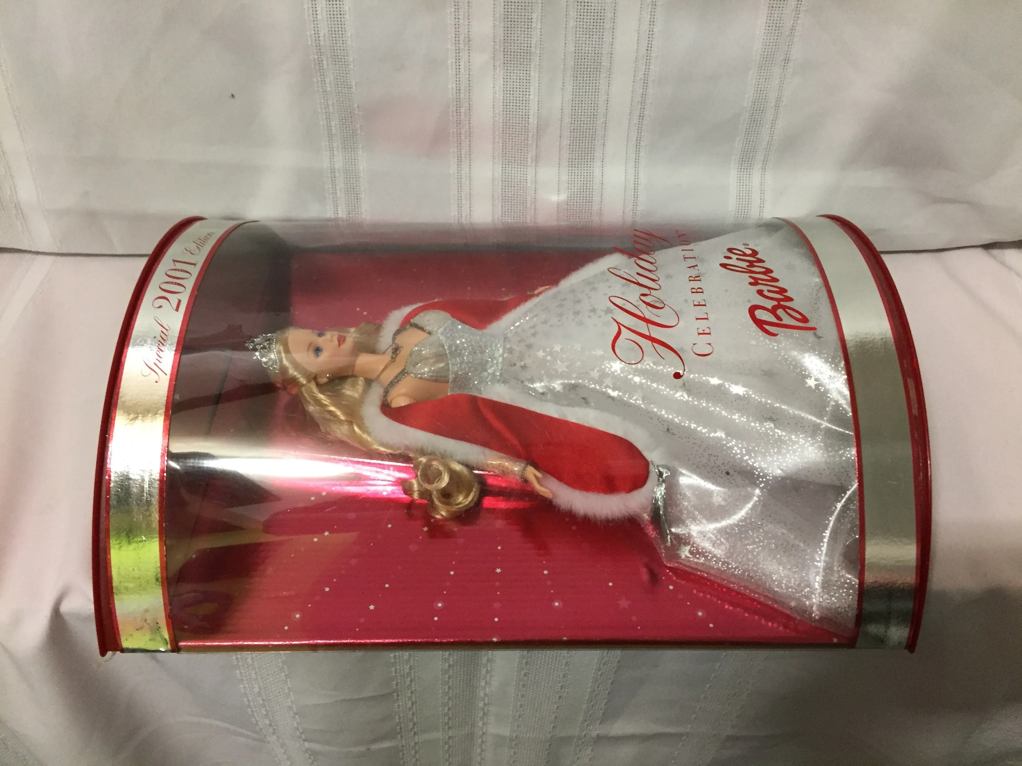 Special Edition 2001 Holiday Celebration Barbie #50304 Hallmark Mattel NRB