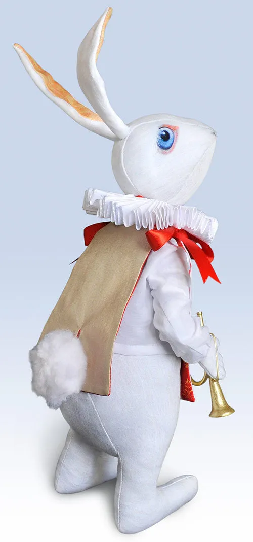 The White Rabbit "Herald" art doll, Limited edition of 100