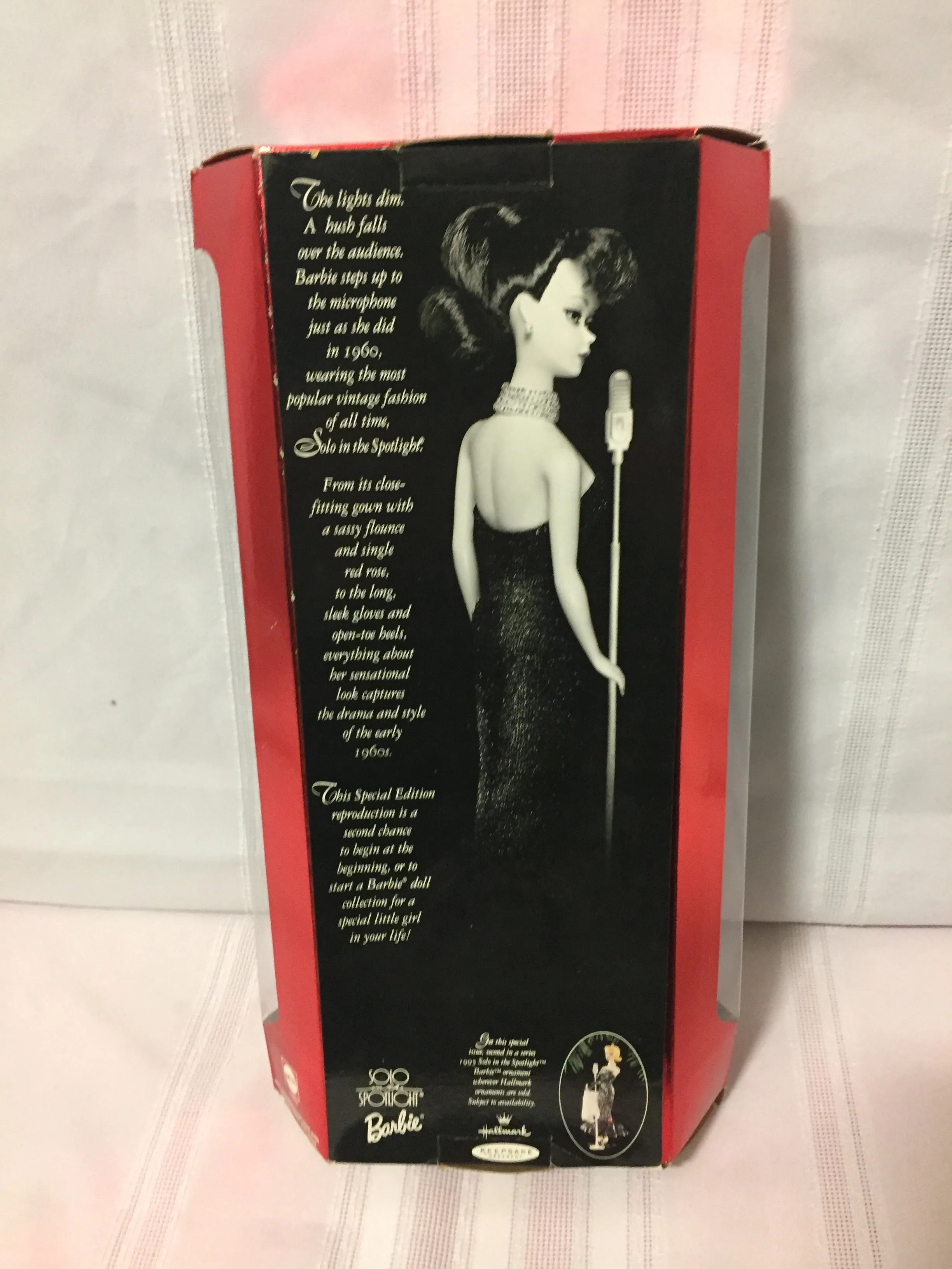 Vintage 1994 Solo In The Spotlight Barbie Doll # 13820 Special Edition Reproduction Mattel